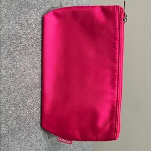 Clinique Fuchsia Makeup Pouch